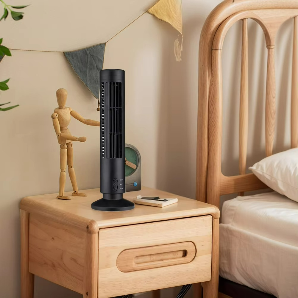 NoHarm | Bladeless Desktop Tower Fan Portable Electric Fan