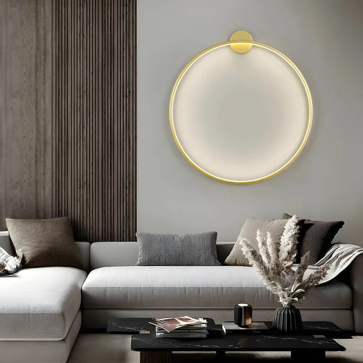 Brivian | Sculpted Ring Wall Lamp with Graceful Modern Curves