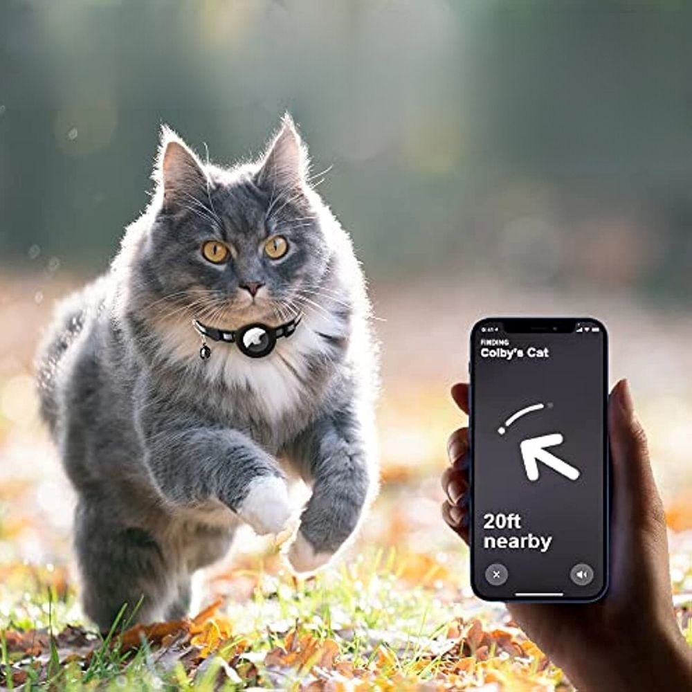 PetJoy | Cat GPS Tracker Collar with Quick Release Closure and Reflective Design for Enhanced Night Visibility