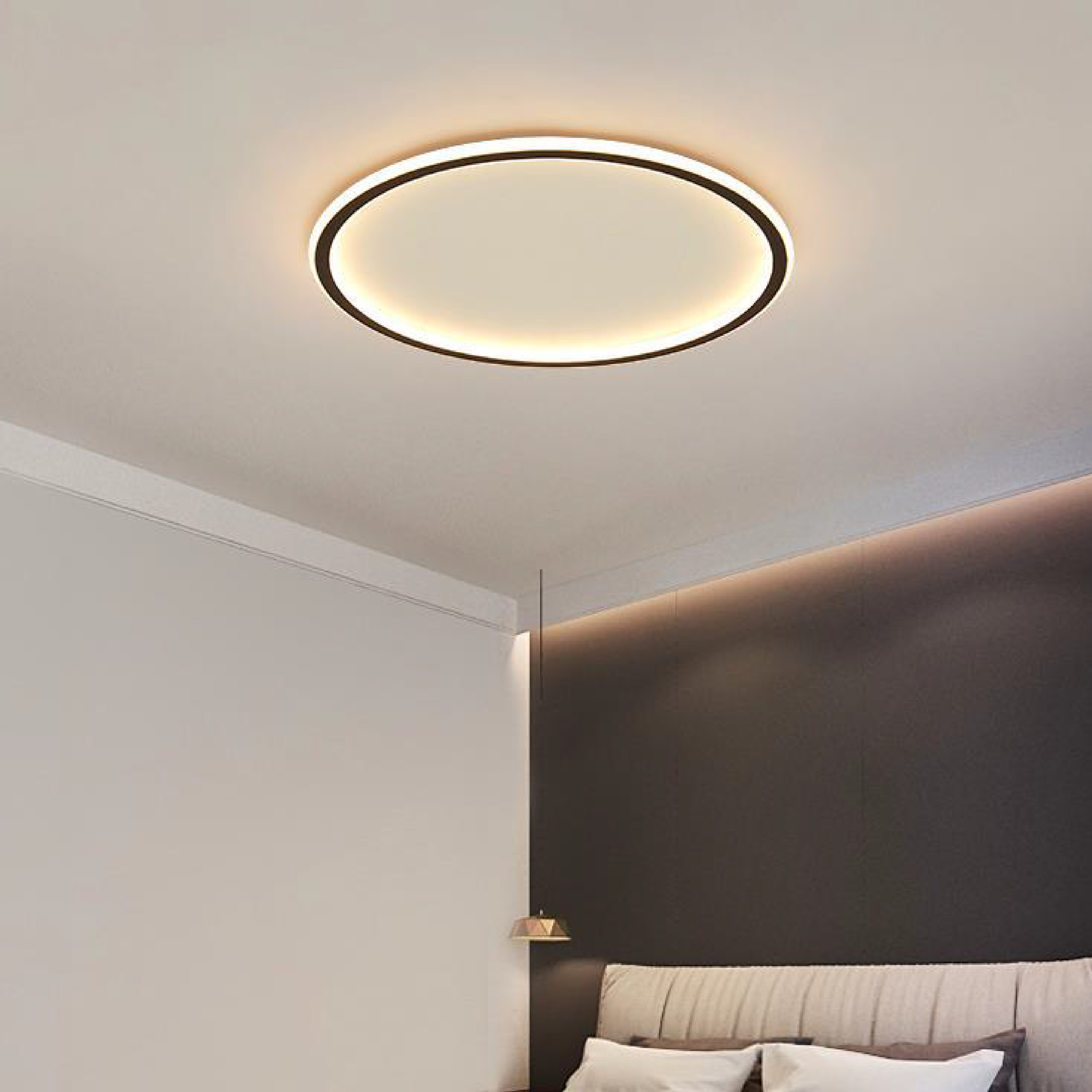 Clariva | Nordic-Inspired Round Ceiling Lamp for Contemporary Interiors