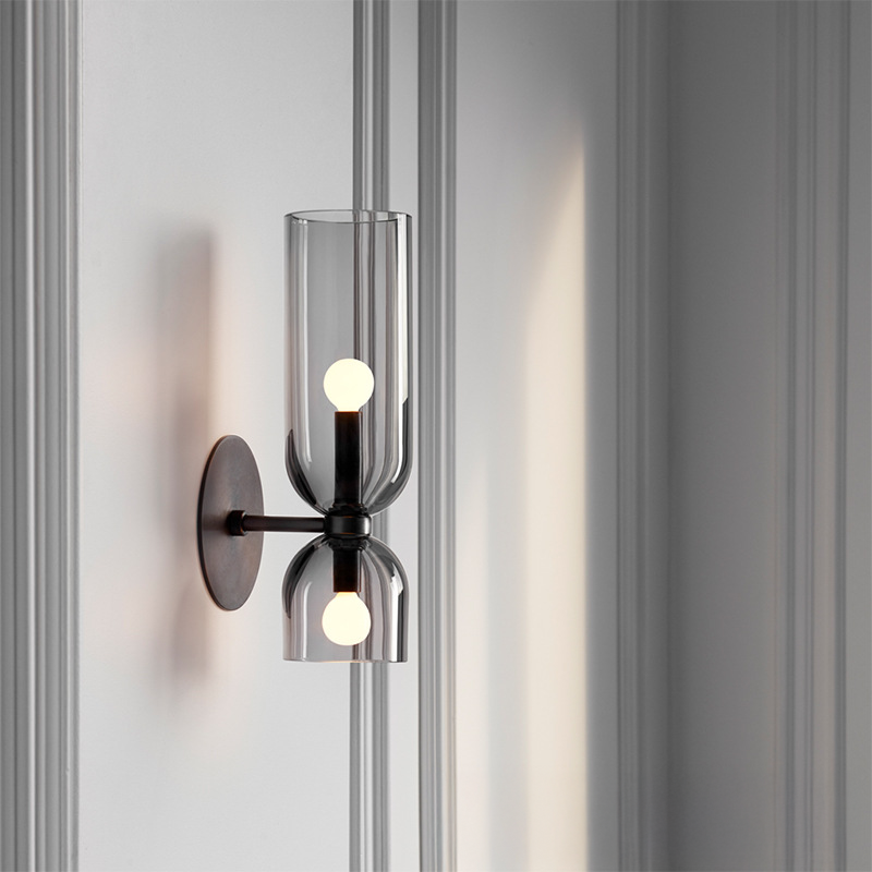 Clarva | Modern Sculptural Glass Wall Light for Stylish Interiors