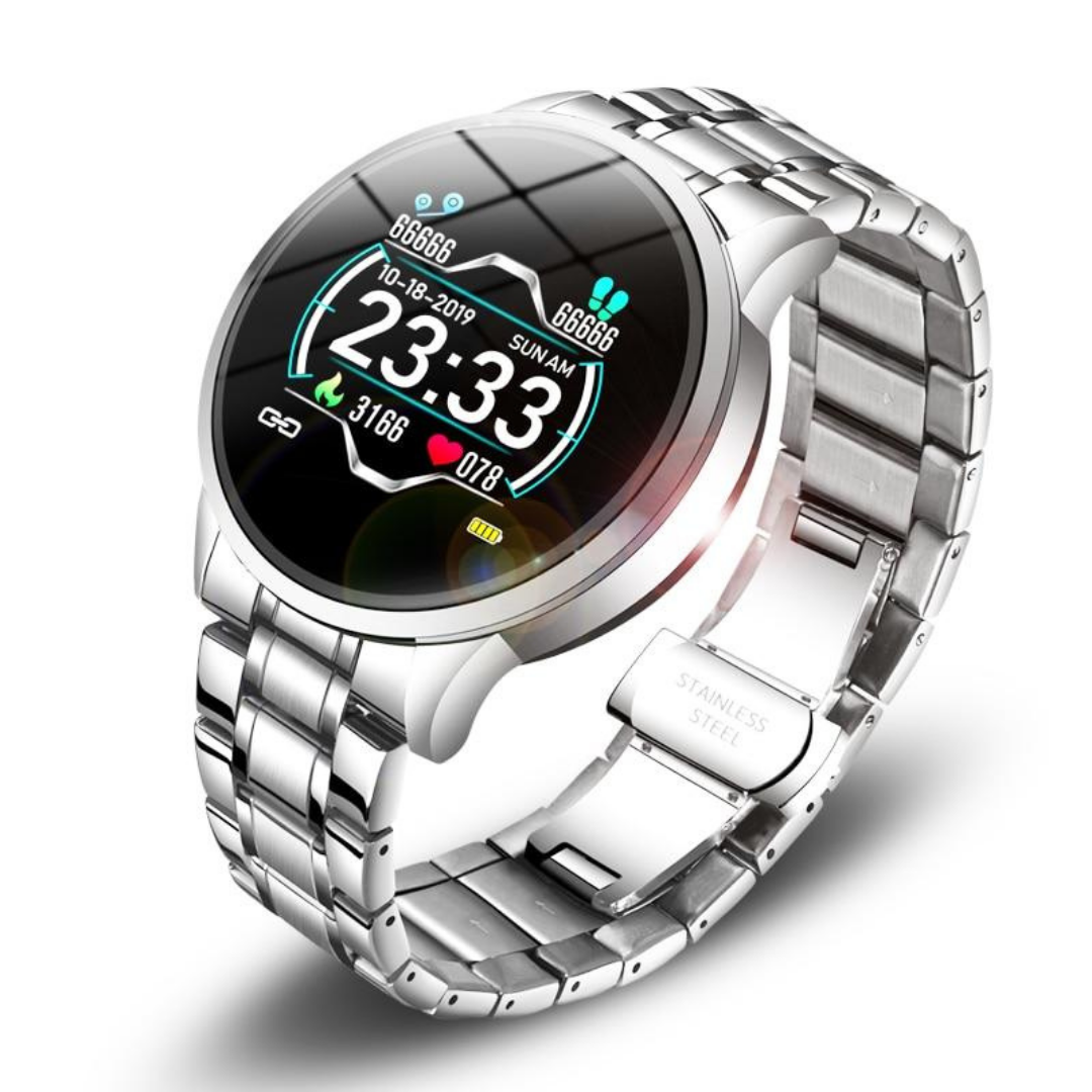 FlowTime | Classic Health Smartwatch with Notifications & Water Resistance