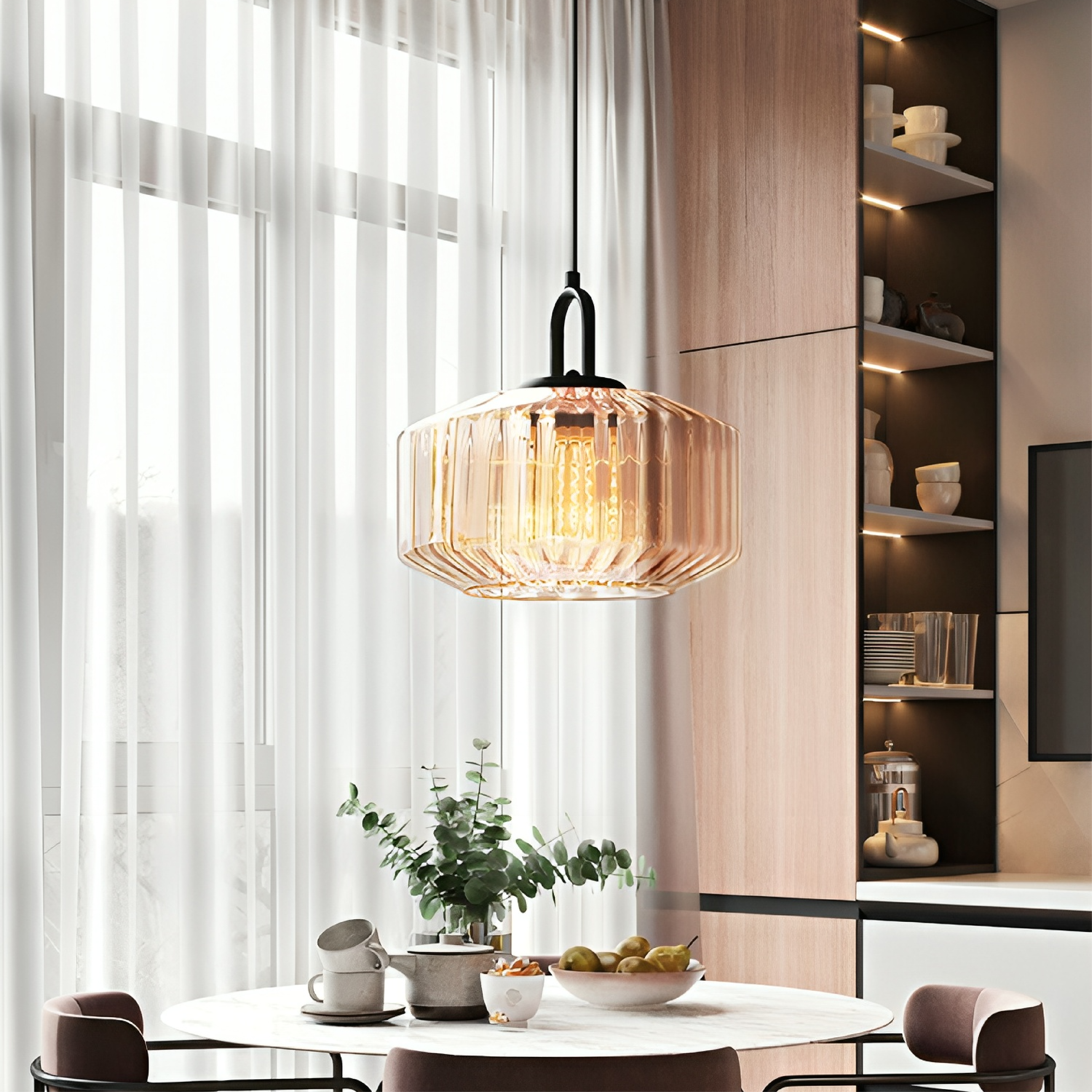 Lightra | Colored Glass Pendant Lamp for Lively Ambience