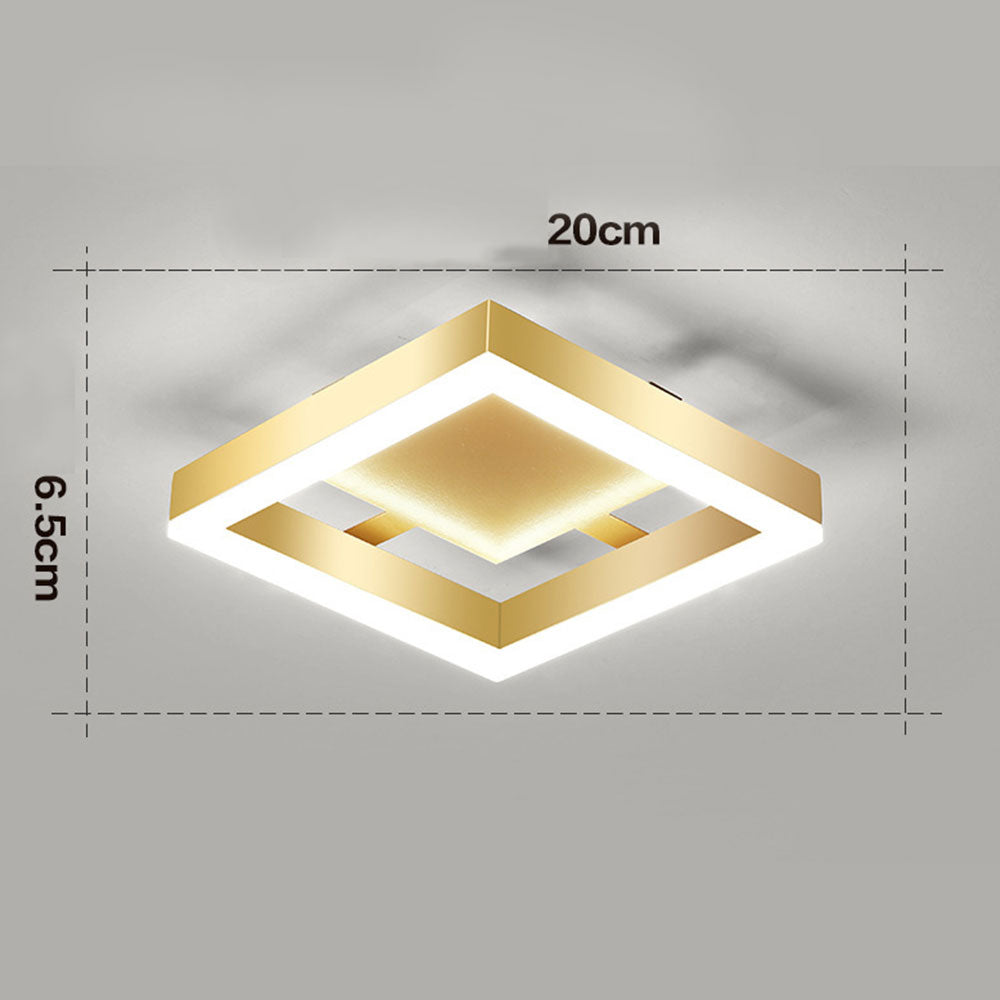 Lightra | Golden Contemporary LED Flush Mount Ceiling Lights