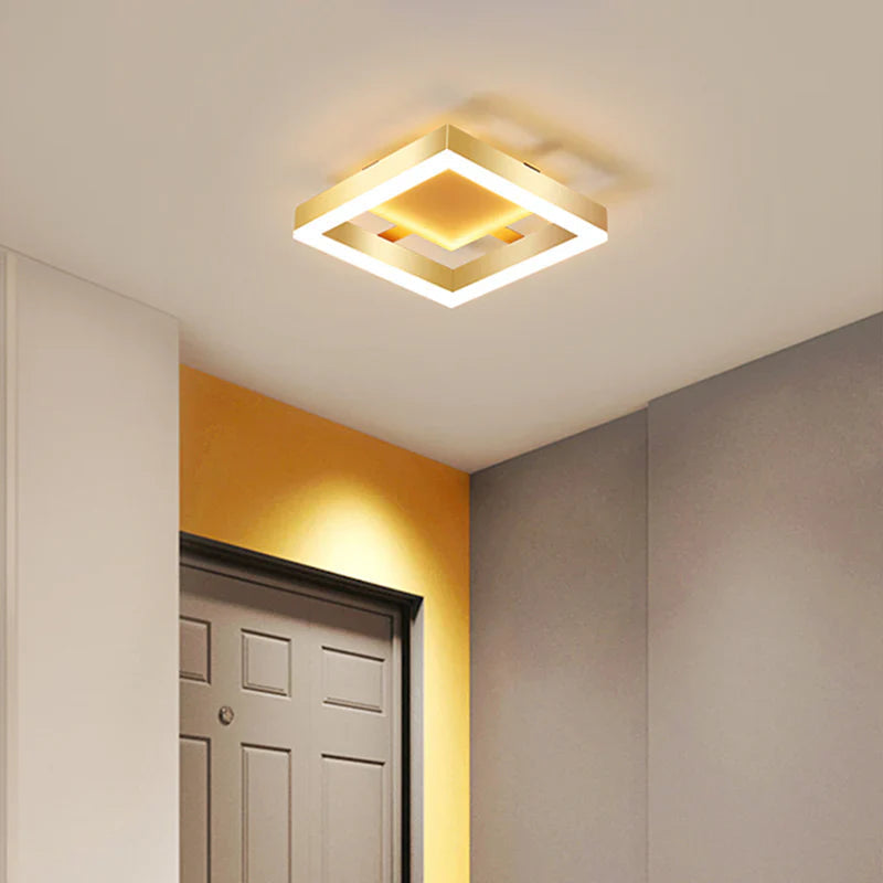 Lightra | Golden Contemporary LED Flush Mount Ceiling Lights