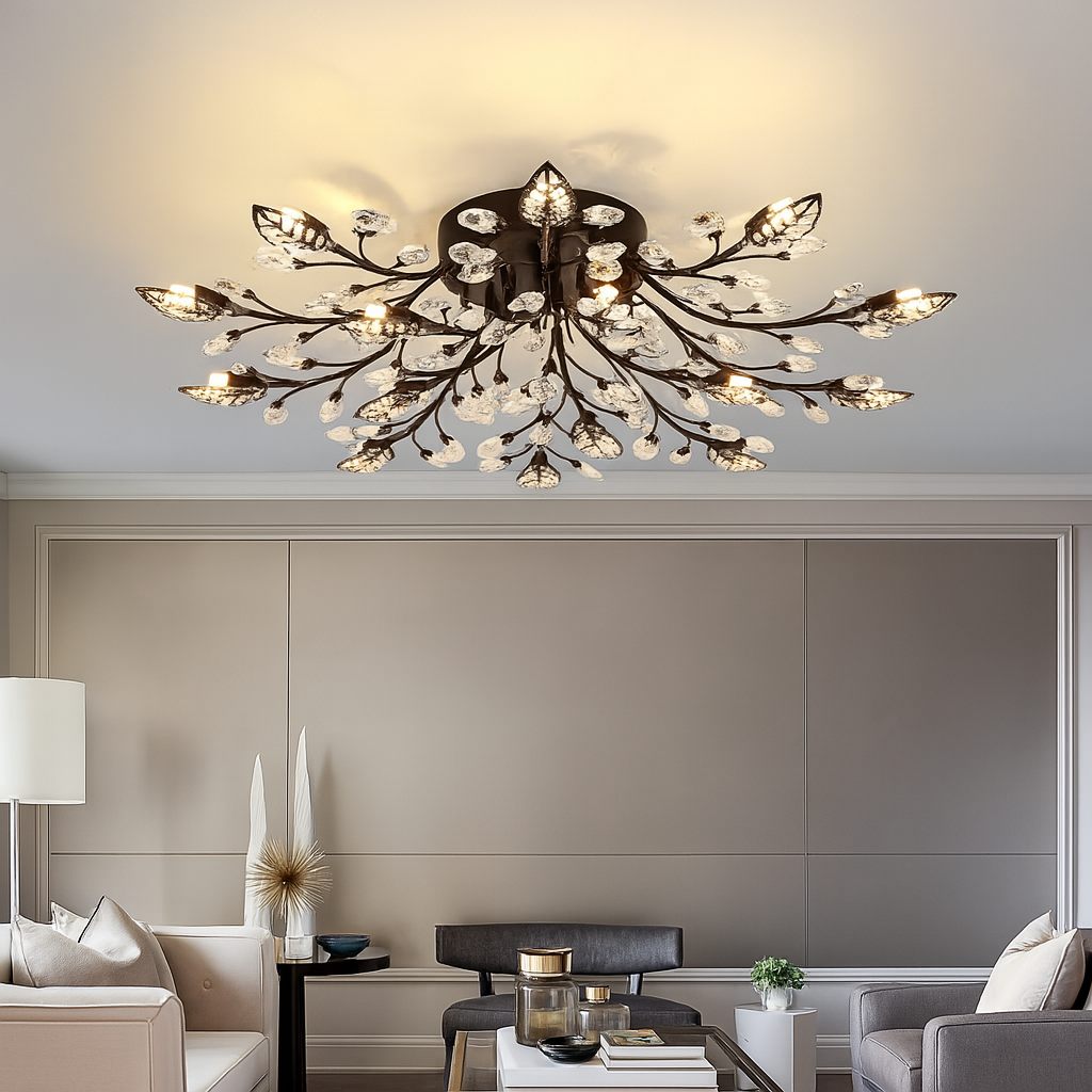 Lunaria | Crystal Luxury Ceiling Lamp