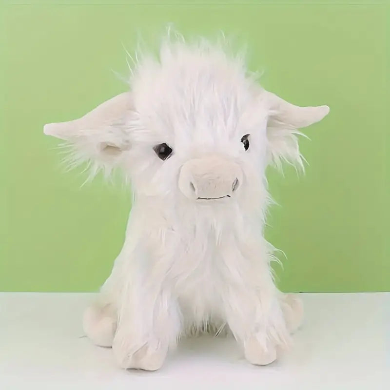 Cuddly Highland Cow Plush Toy | Soft Stuffed Animal Comforter for All Ages, 25 cm