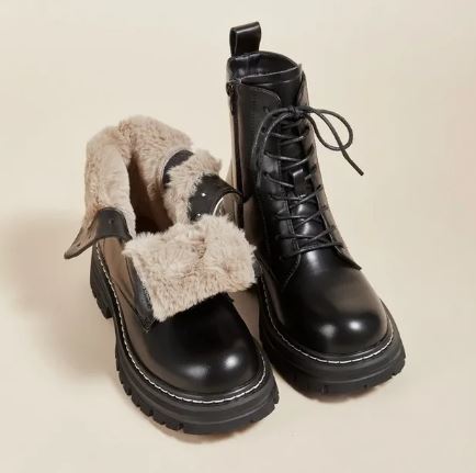 Emma | Cozy Waterproof Fur Women's Boots