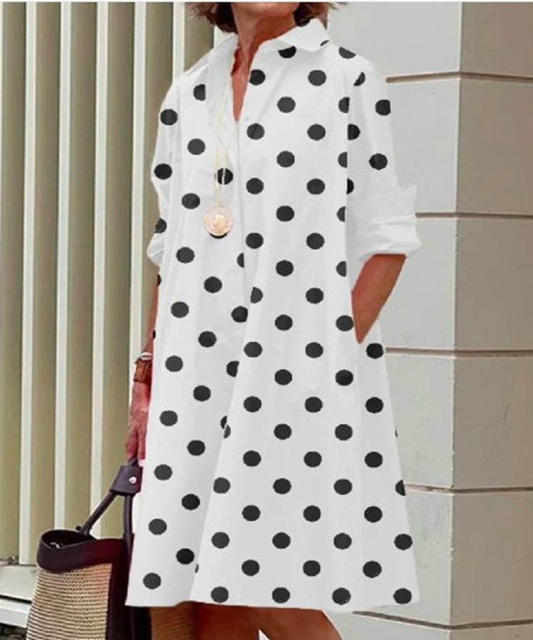 Elegant Casual Printed Women's Midi Dress | Flattering Summer Style for Any Occasion