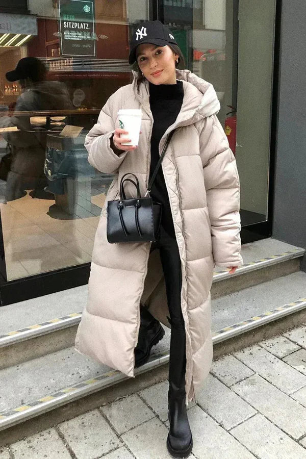 Emily | Cozy Long Puffer Coat for Women