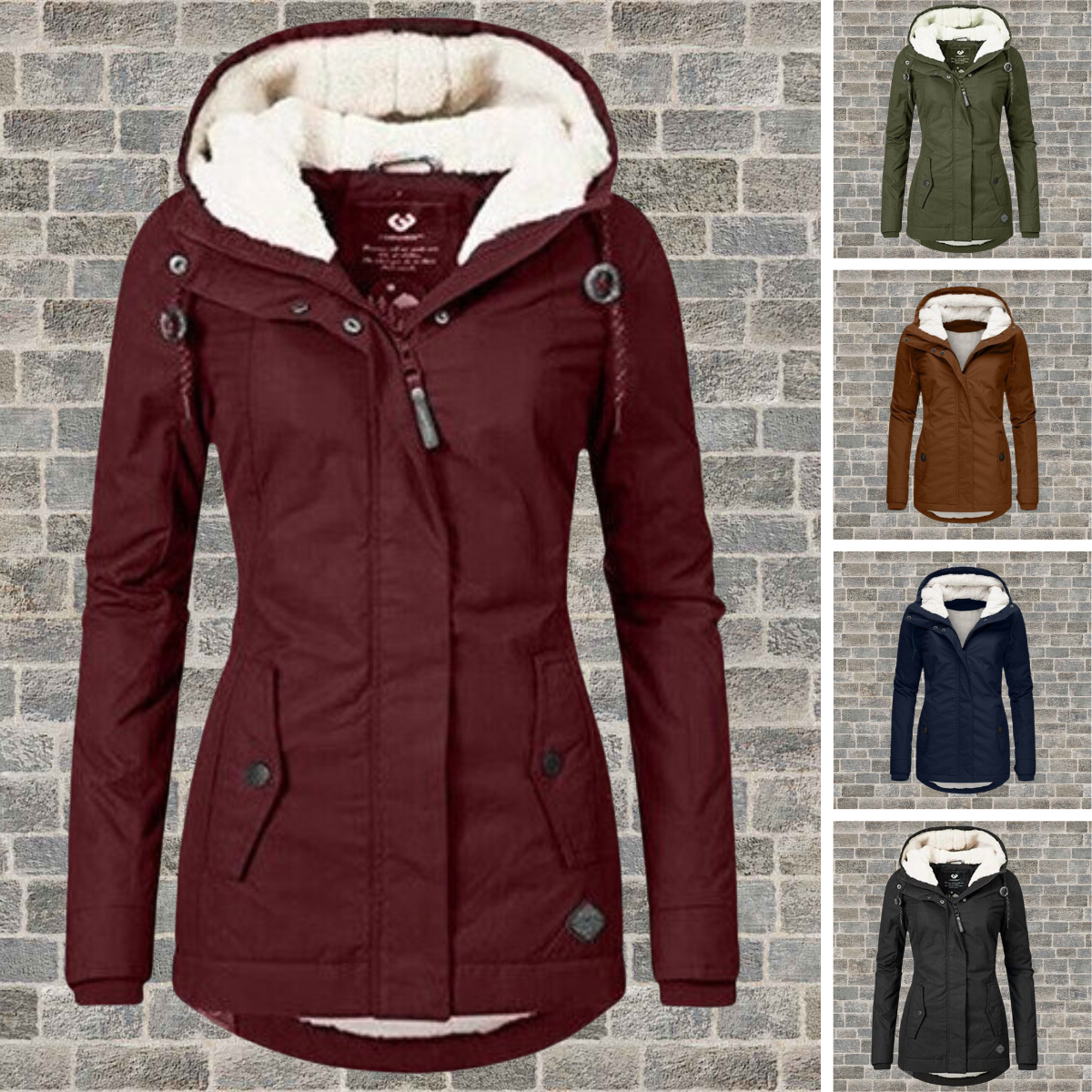 Daisy | Elegant Luxurious Faux Fur Coat for Women