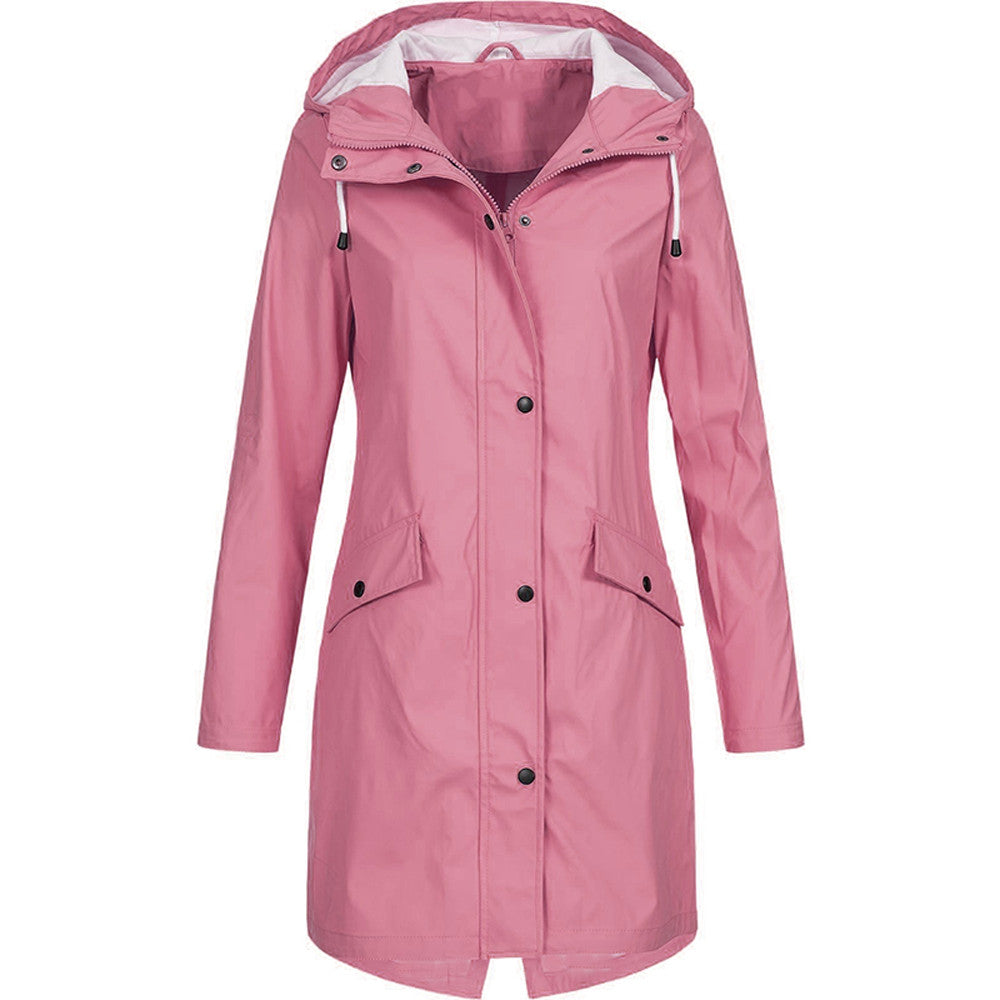 Anne | Stylish Waterproof Hooded Rain Jacket
