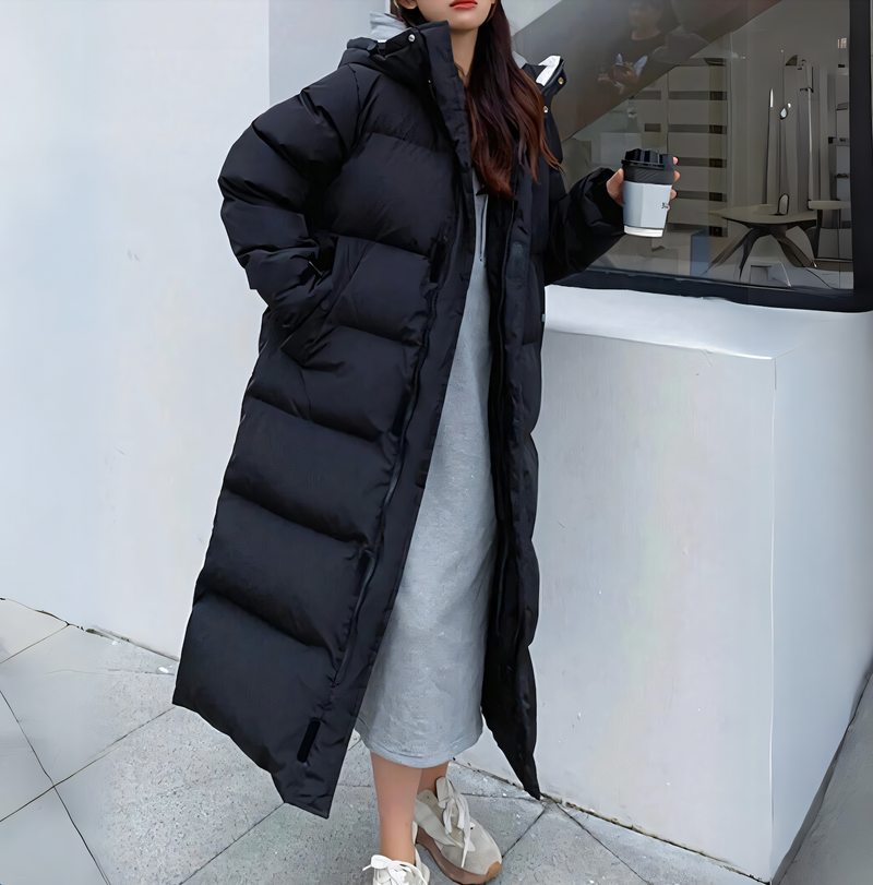 Chloe | Cozy Stylish Black Puffer Jacket