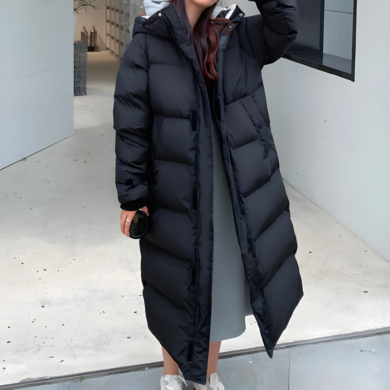 Chloe | Cozy Stylish Black Puffer Jacket