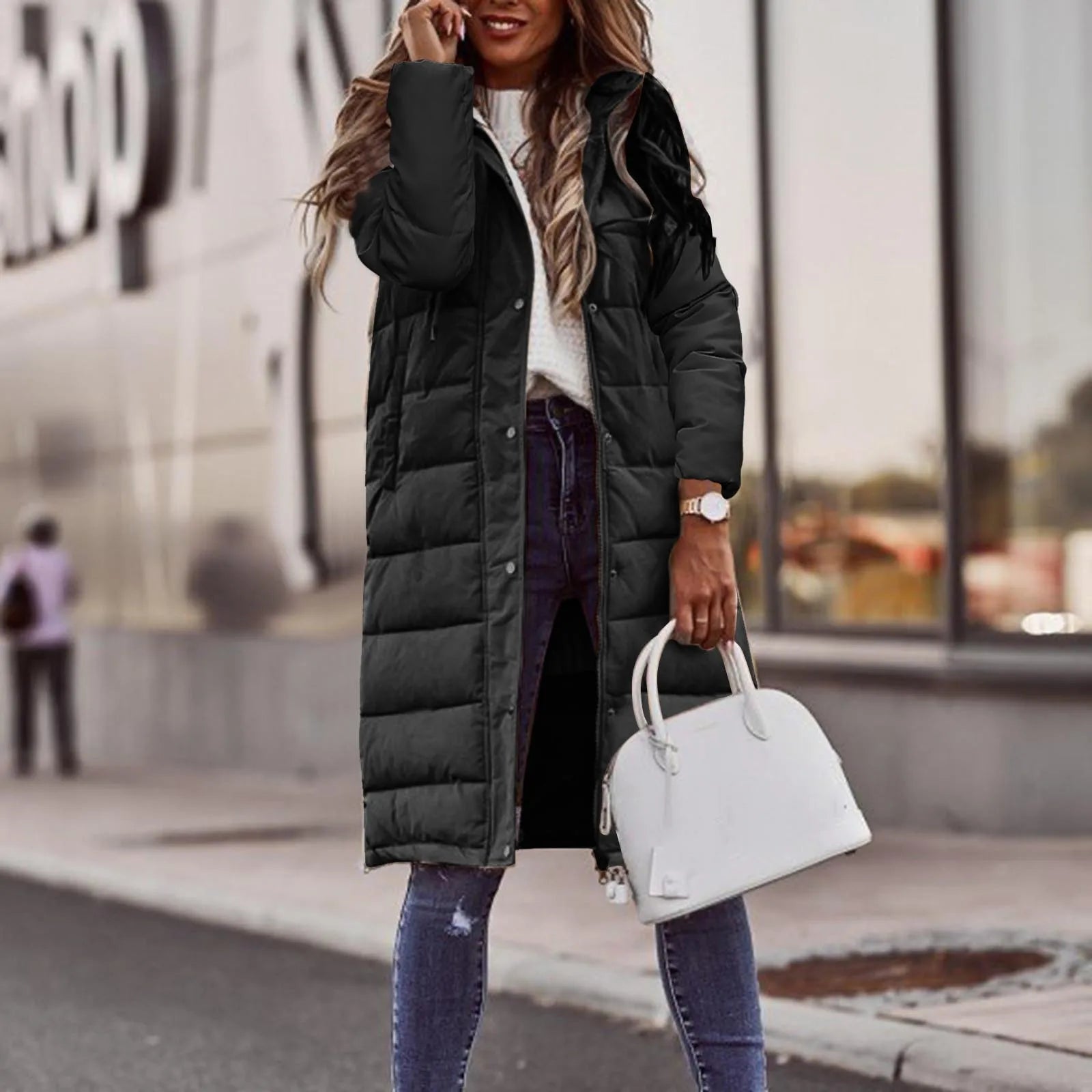Jovana | Cozy Stylish Long Puffer Coat