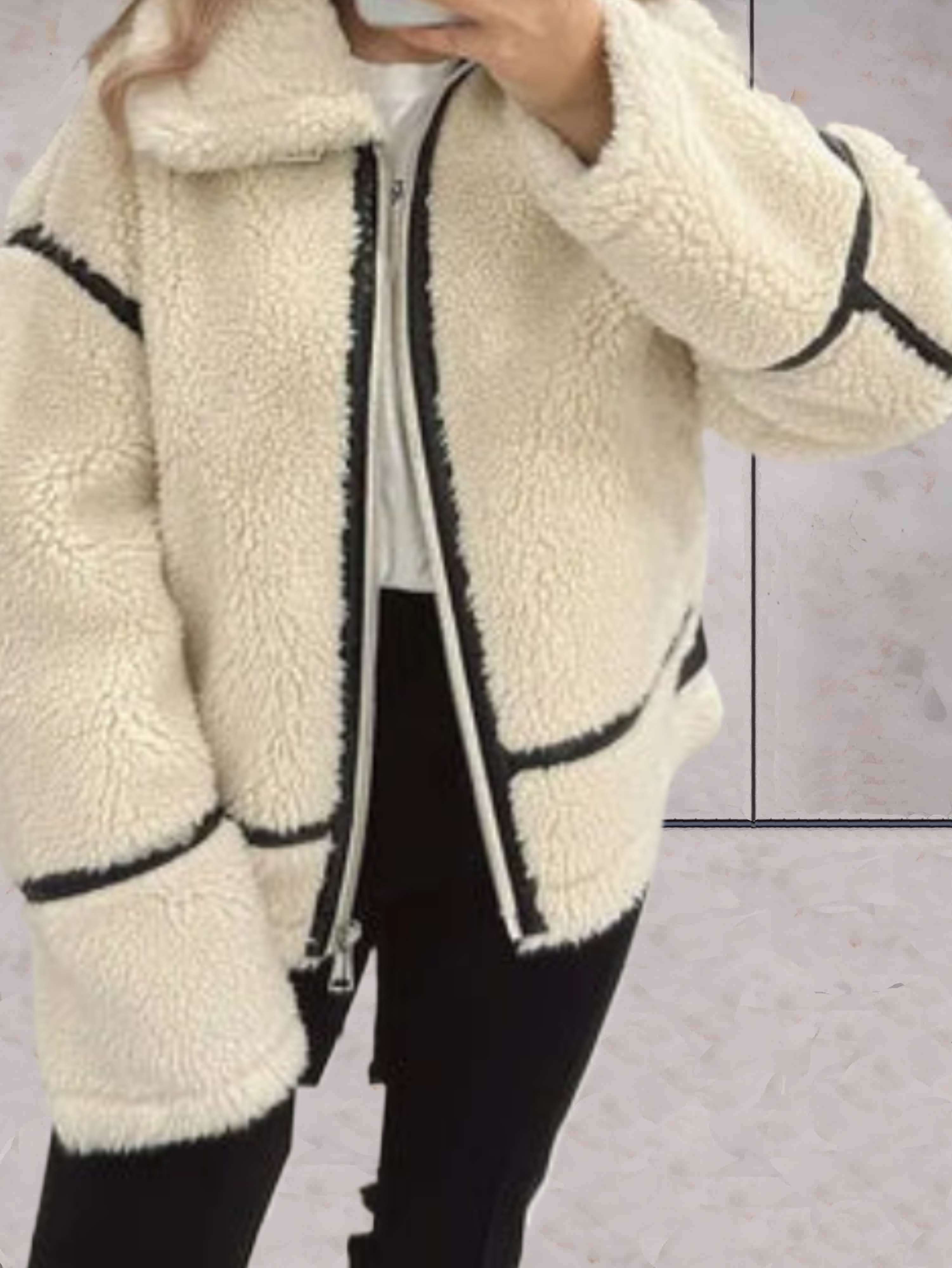 Odette | Elegant Luxurious Faux Fur Coat for Women