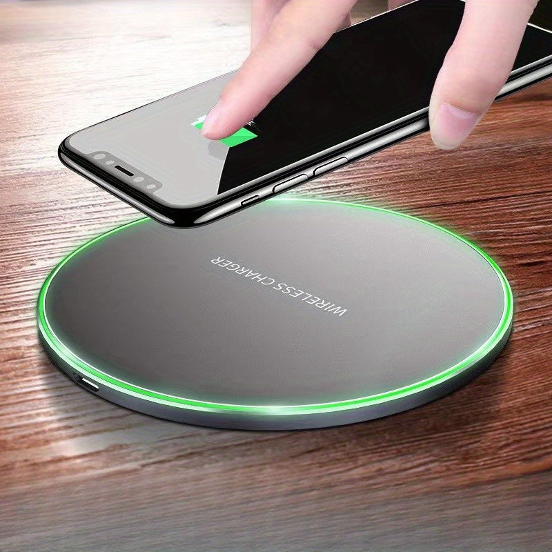 Fast Wireless Charger | 15W Induction Charging Pad for iPhone and Android Devices, Sleek Design, Cable-Free Convenience