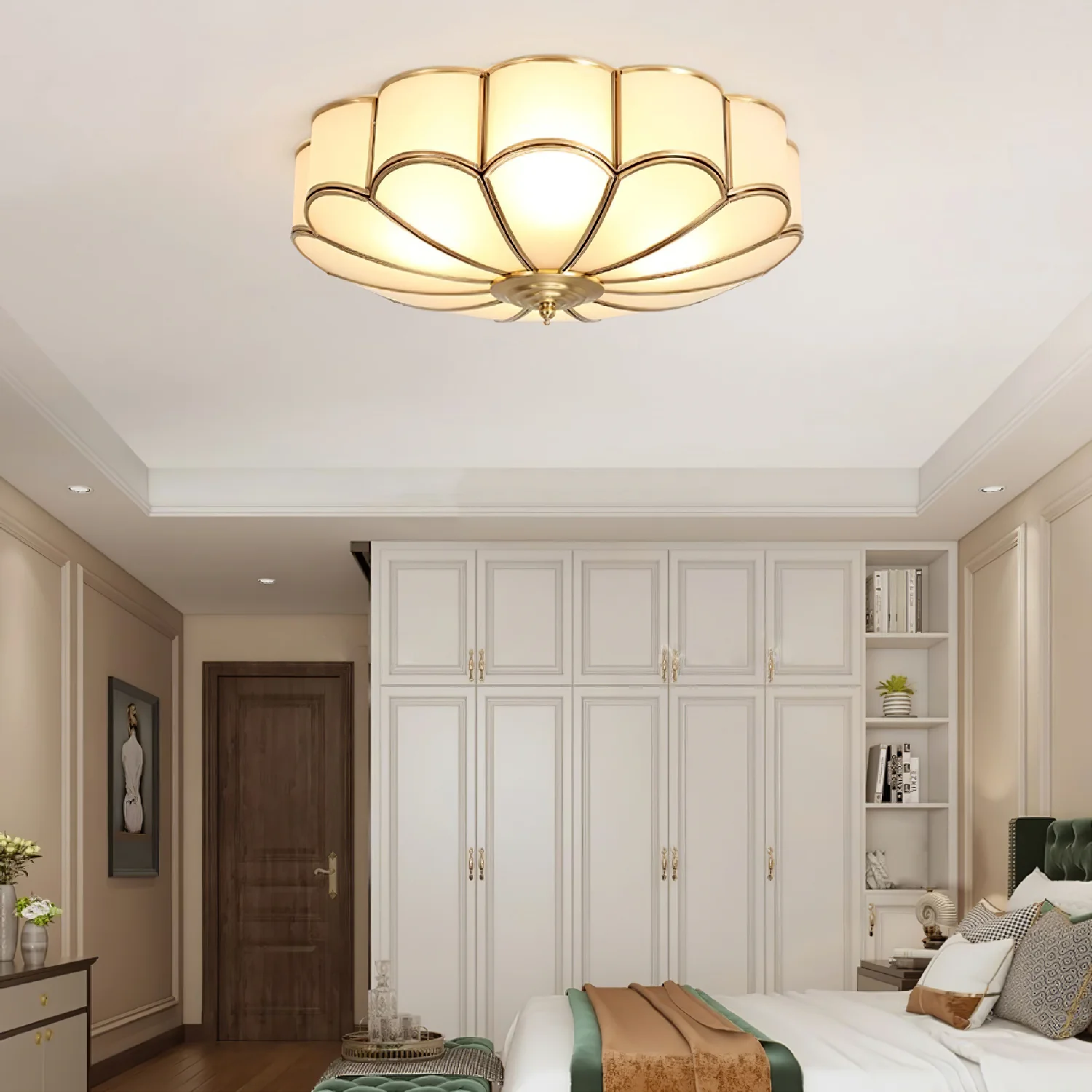 Vitasphere | Flower-shaped Glass Ceiling Lamp