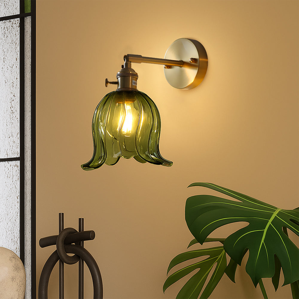 Glassora | Minimalist Flower Wall Lamp