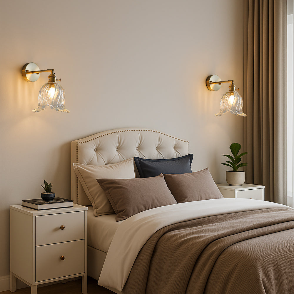 Glassora | Minimalist Flower Wall Lamp