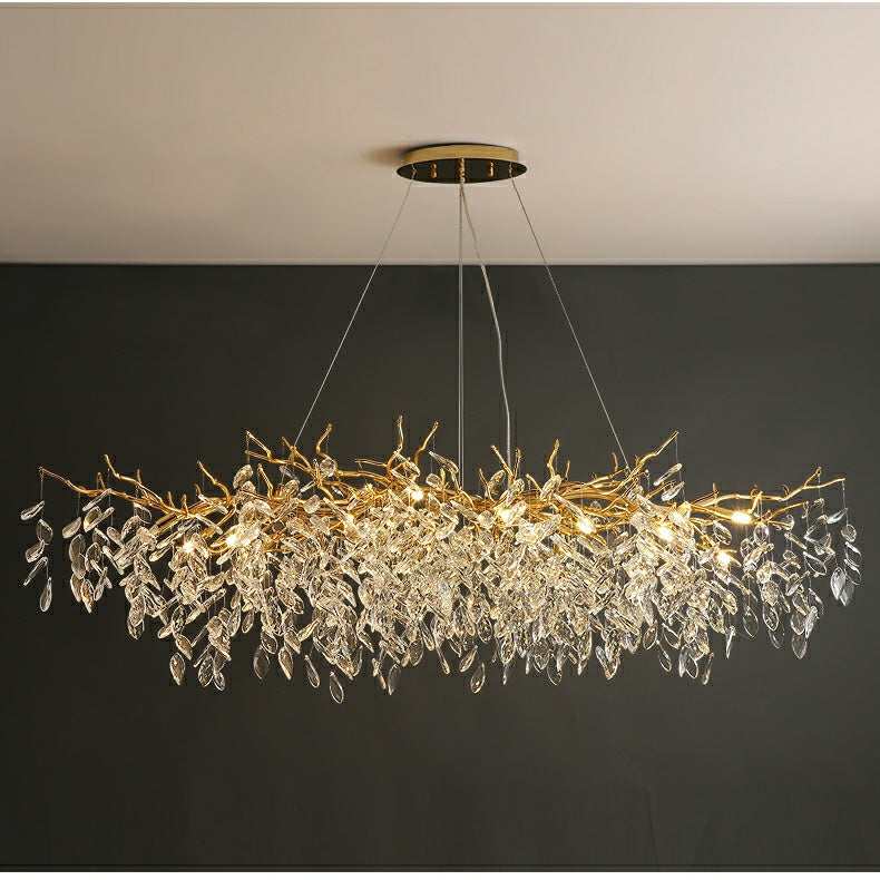 Luxvia | French Style Glass Chandelier with Modern Touch