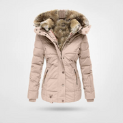 Freya Women’s Warm Winter Puffer Parka Jacket for Cozy Cold-Weather Style
