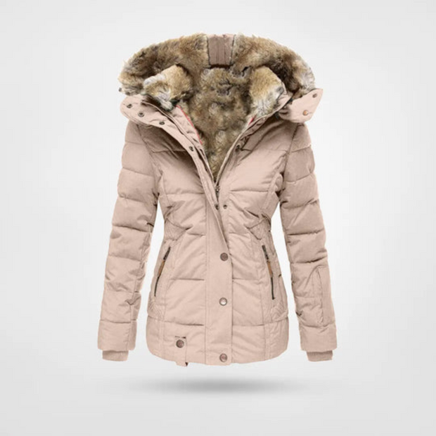 Freya Women’s Warm Winter Puffer Parka Jacket for Cozy Cold-Weather Style