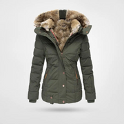 Freya Women’s Warm Winter Puffer Parka Jacket for Cozy Cold-Weather Style