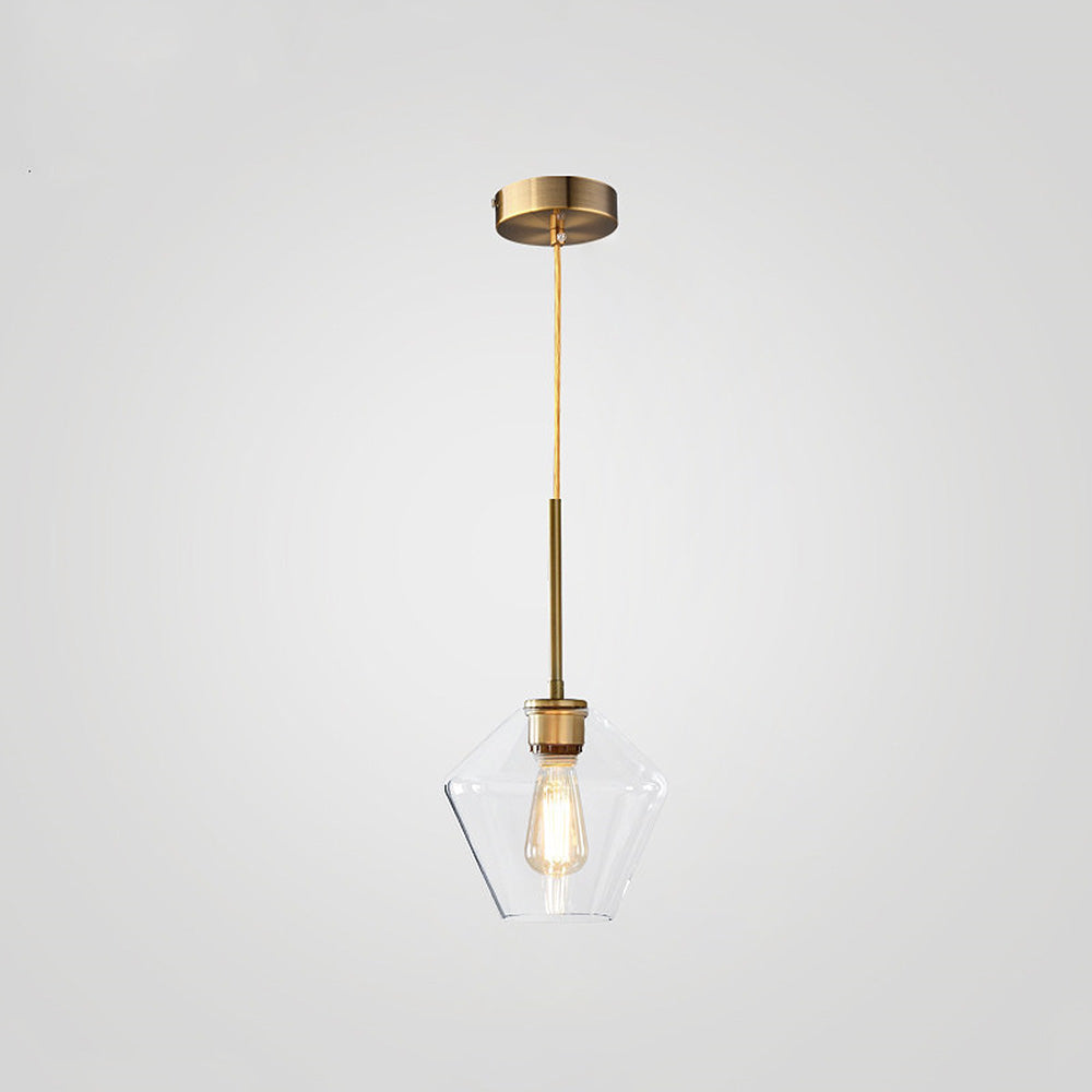 Luminth | Glass Pendant Light with Industrial Vintage Style