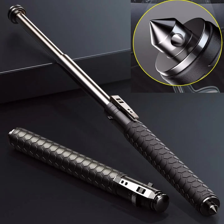 GuardStride | Automatic Self-Defense Hiking Pole for Outdoor Safety