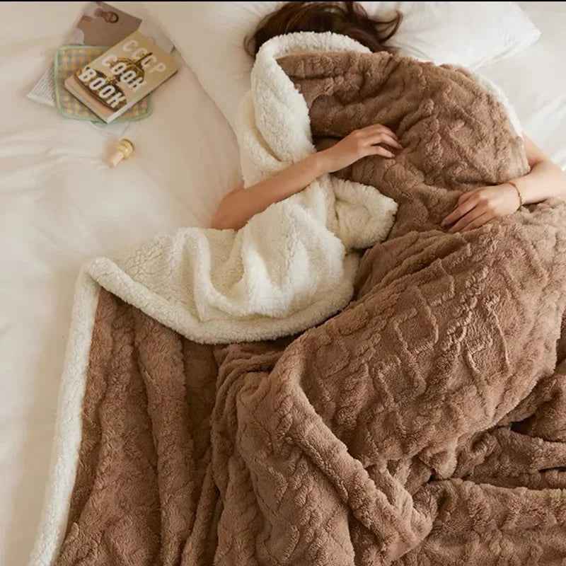 Heavy Comfort | Heavy Winter Blanket with Soft Lamb Wool Ceiling Layer