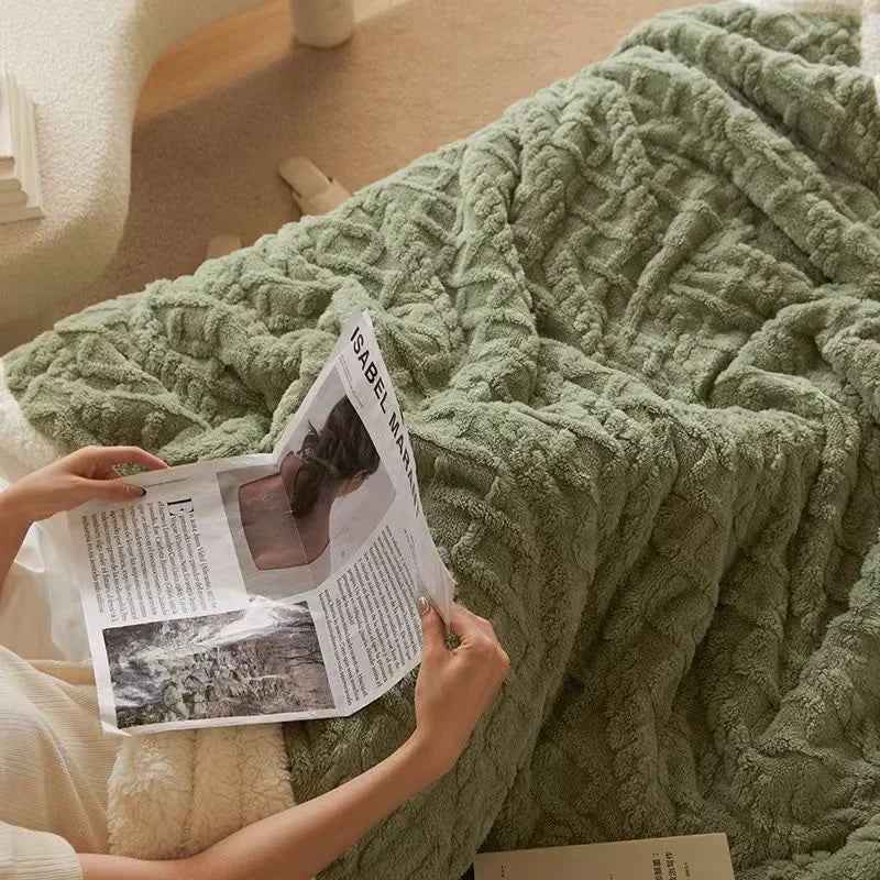 Heavy Comfort | Heavy Winter Blanket with Soft Lamb Wool Ceiling Layer