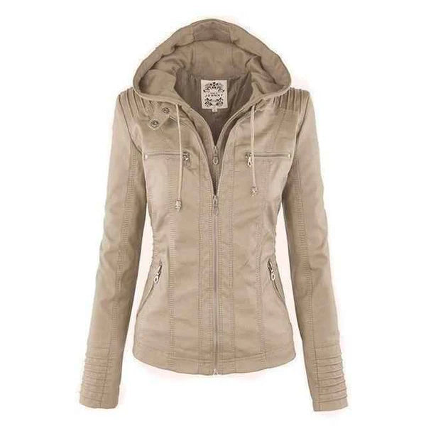 KARISA | Statement Gothic Jacket for Bold Female Style | KHAKI