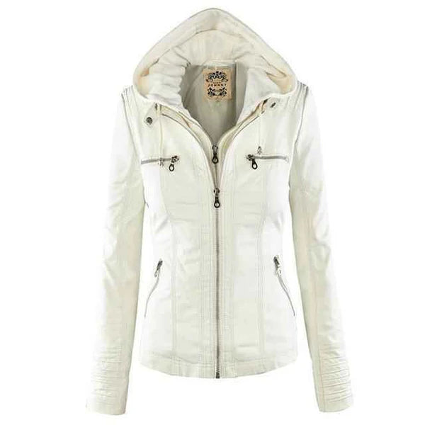 KARISA | Statement Gothic Jacket for Bold Female Style | WHITE