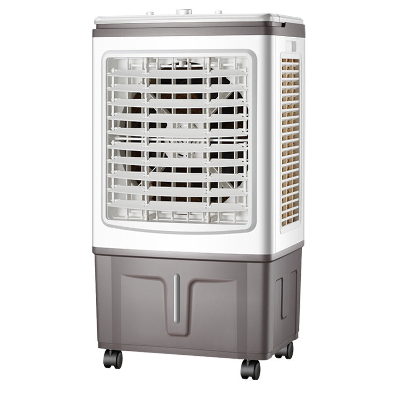 Industrial Evaporative Cooler | 4-in-1 Air Fan with 12-Gallon Water Tank & Easy-Roll Wheels | High Volume Flow | For Workshops & Garages