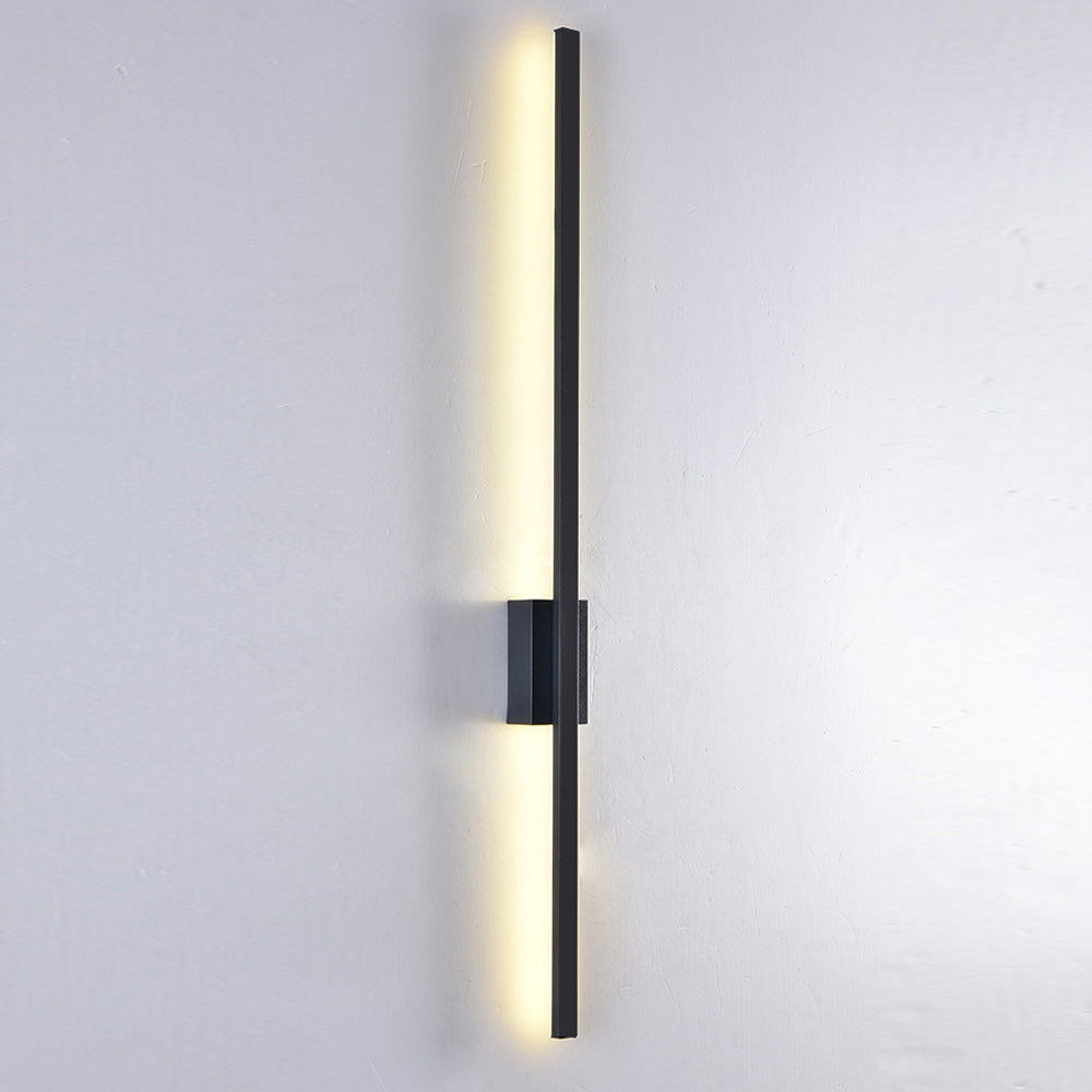 Lumetza | Industrial Minimalist Long LED Iron Wall Lights for Contemporary Living Room Décor and Stylish Illumination