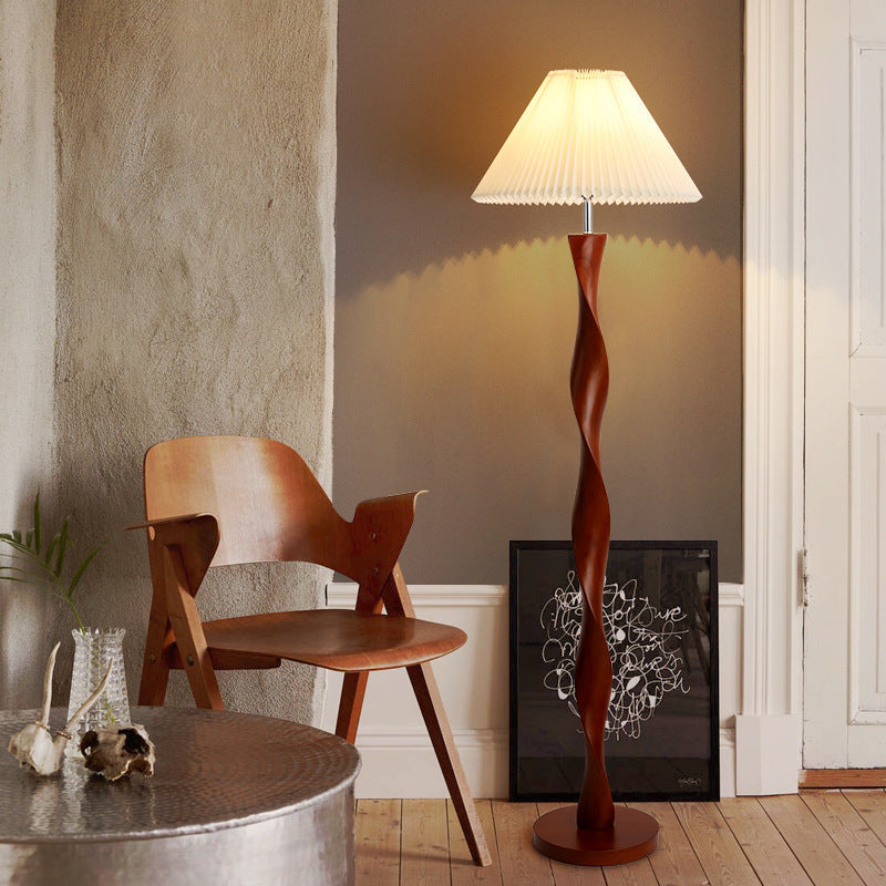 AmberHue | Japanese Walnut Floor Lamp