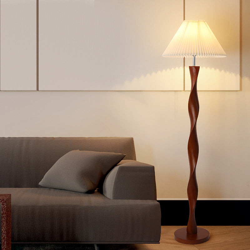 AmberHue | Japanese Walnut Floor Lamp