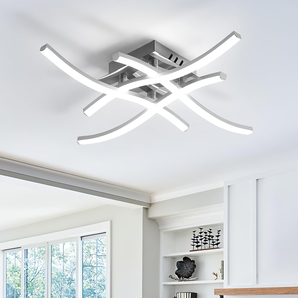 Lumetis | LED Ceiling Light Modern Aluminum Flush Fixture