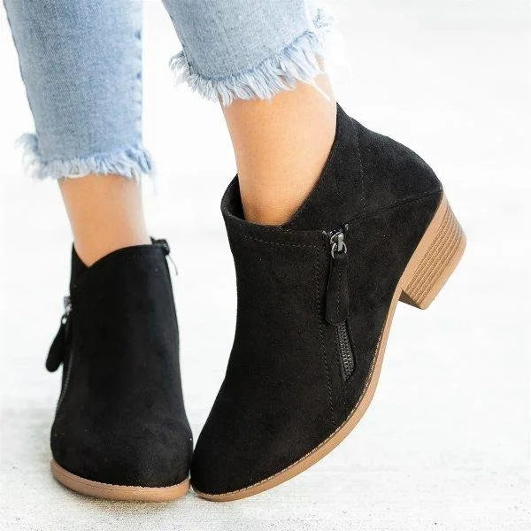 Lad | Ladies Leather Boots with Anatomical Arch Support – Comfortable Boots for Women