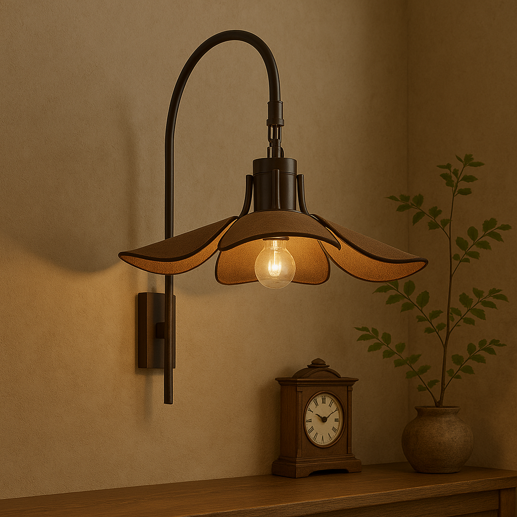 Lucenra | Modern Japanese Wabi Sabi Wall Lamp for Elegant Interiors