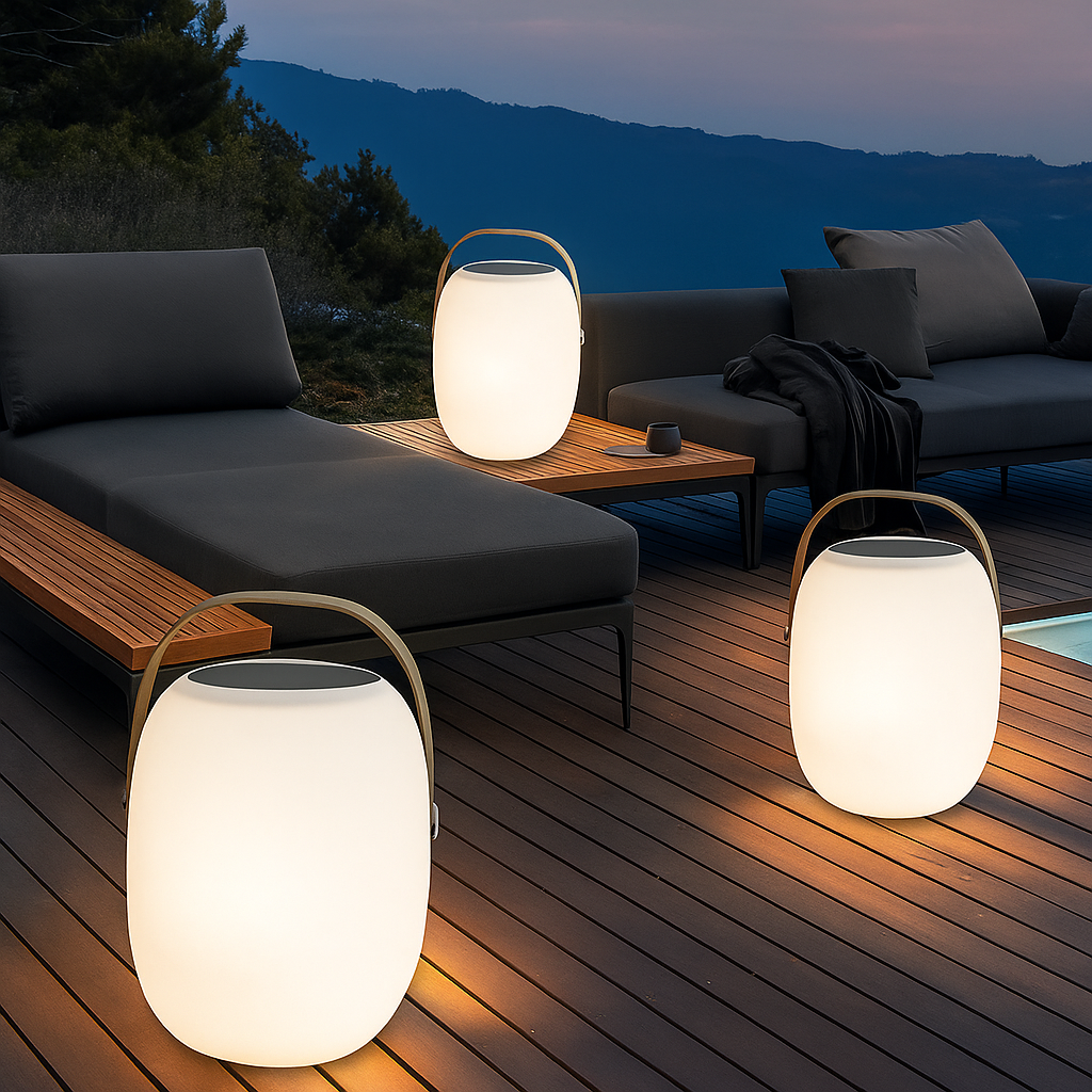 Lumetrae | Elegant Portable Solar Patio Lamp for Modern Outdoor Living