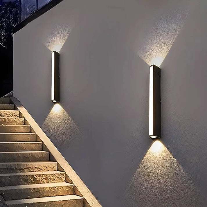 Lumetrax | Modern 2-Way Outdoor Wall Lamp for Elegant Exteriors