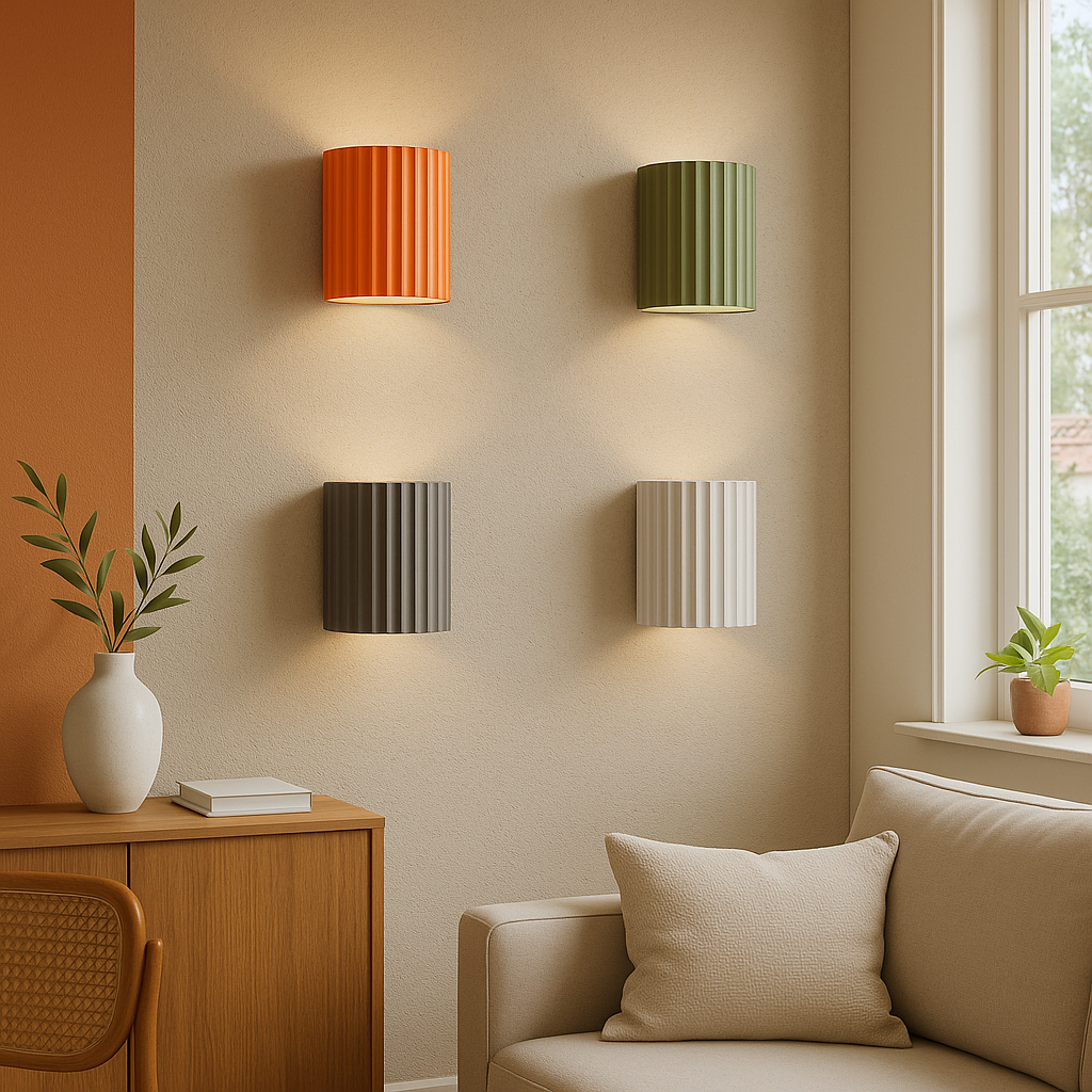 Luxora | Minimalist Macaron Wall Lamp for Modern Home Design