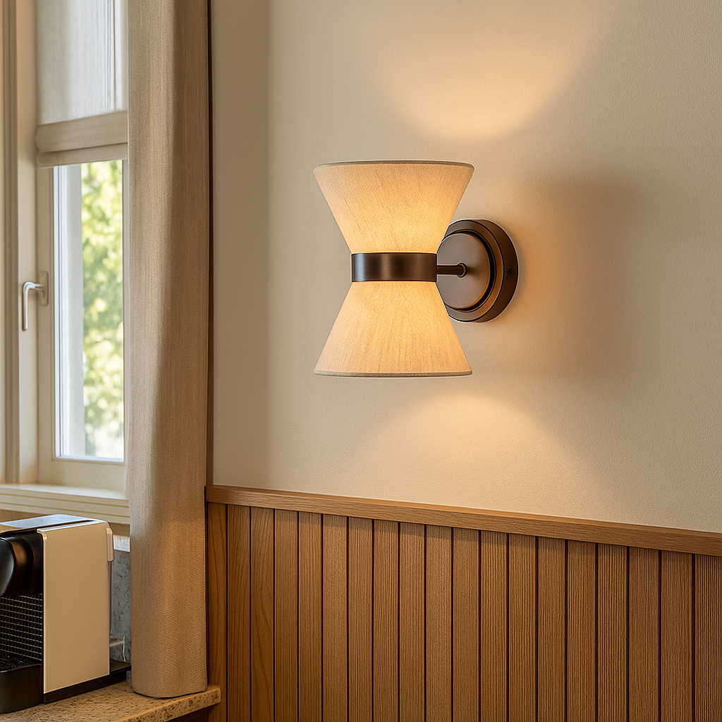 Lysun | Minimalist Wabi Sabi Silk Wall Lamp for Timeless Home Design