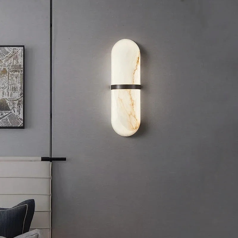 MarbleEdge | Elegant Scandinavian-style Wall Lamp