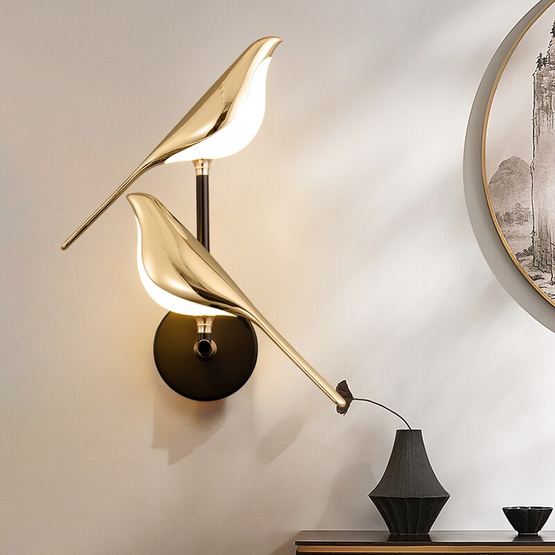AvisLumina | Modern Wall Lamp in the Shape of Birds
