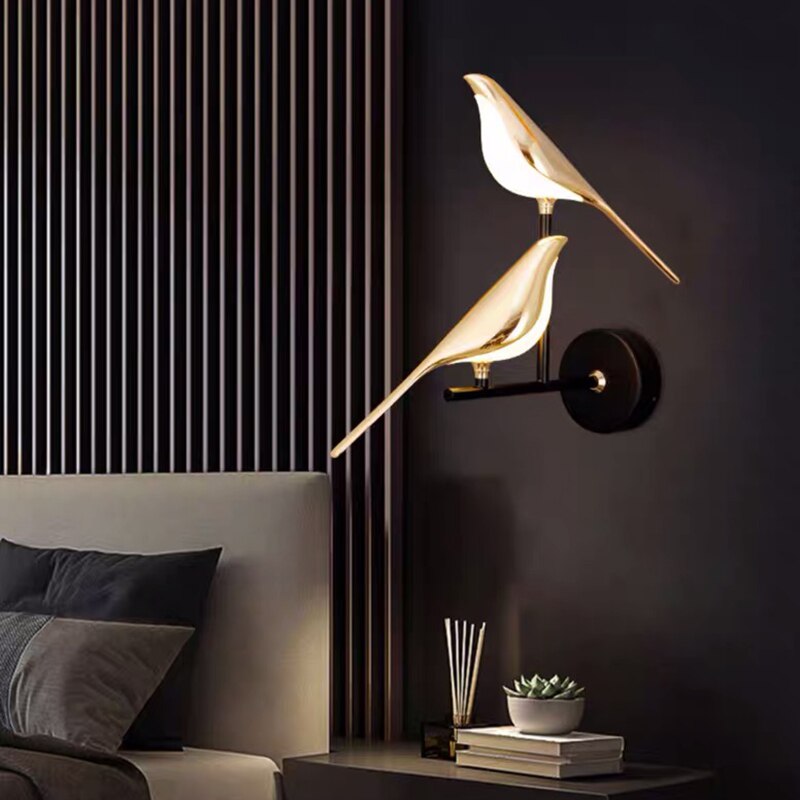 AvisLumina | Modern Wall Lamp in the Shape of Birds