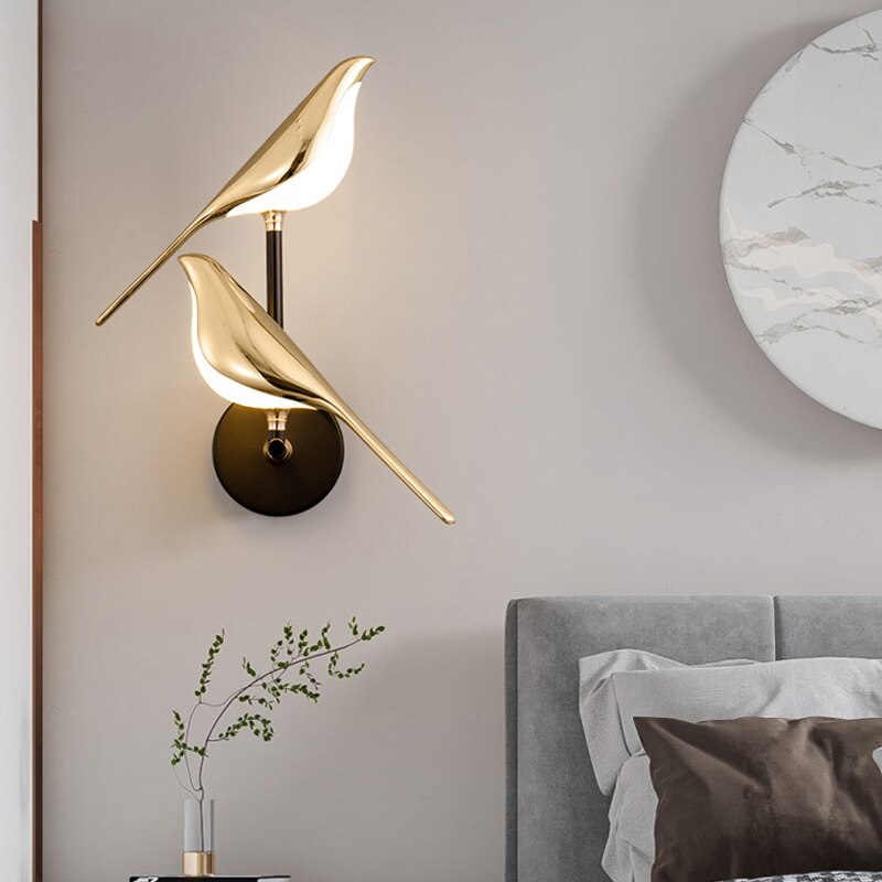 AvisLumina | Modern Wall Lamp in the Shape of Birds