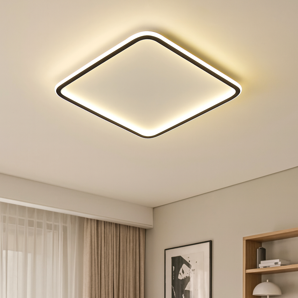 Lumevia | Scandinavian Square Ceiling Lamp